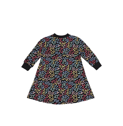 ABSTRACT PRINT DRESS