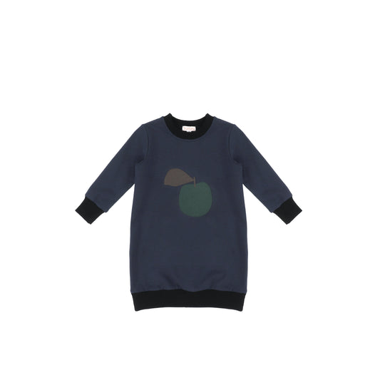 APPLE SWEATSHIRT DRESS