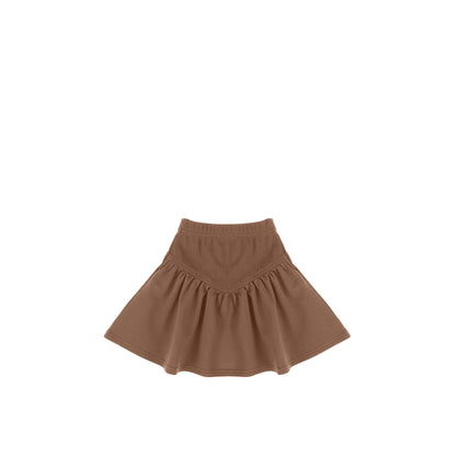 BANDED YOKE SKIRT