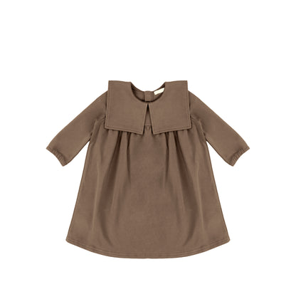 BIG COLLAR SWEATSHIRT DRESS