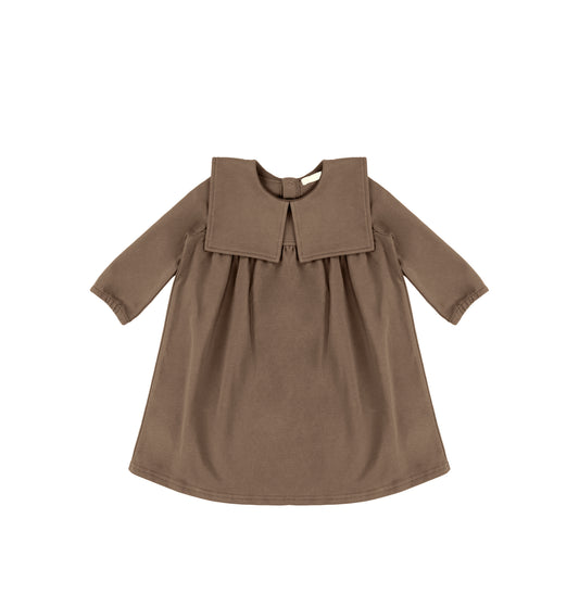 BIG COLLAR SWEATSHIRT DRESS