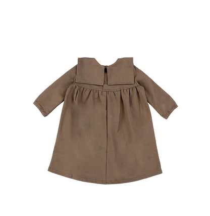 BIG COLLAR SWEATSHIRT DRESS