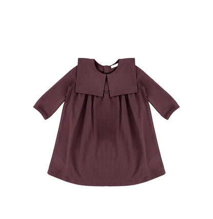 BIG COLLAR SWEATSHIRT DRESS