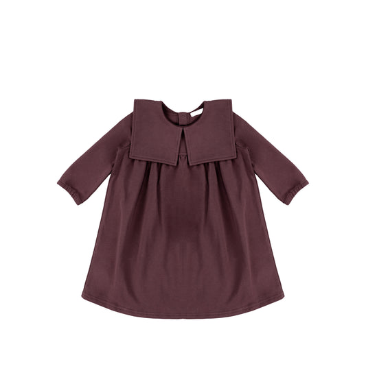 BIG COLLAR SWEATSHIRT DRESS
