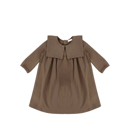 BIG COLLAR SWEATSHIRT DRESS