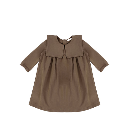 BIG COLLAR SWEATSHIRT DRESS