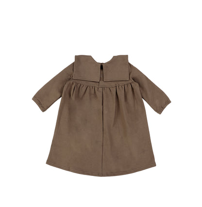 BIG COLLAR SWEATSHIRT DRESS