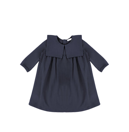 BIG COLLAR SWEATSHIRT DRESS