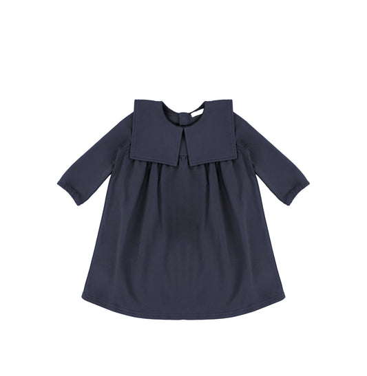 BIG COLLAR SWEATSHIRT DRESS