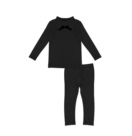 BOW MOCK NECK SET