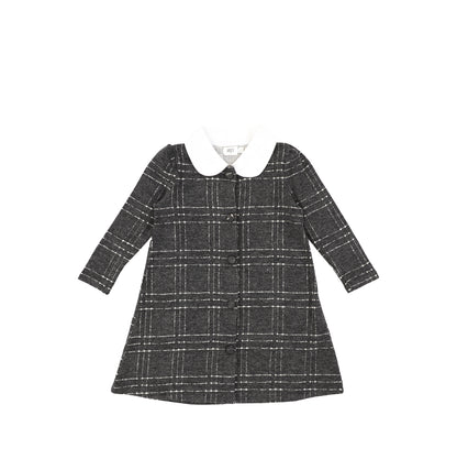 BRUSHED PLAID DRESS