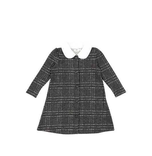 BRUSHED PLAID DRESS
