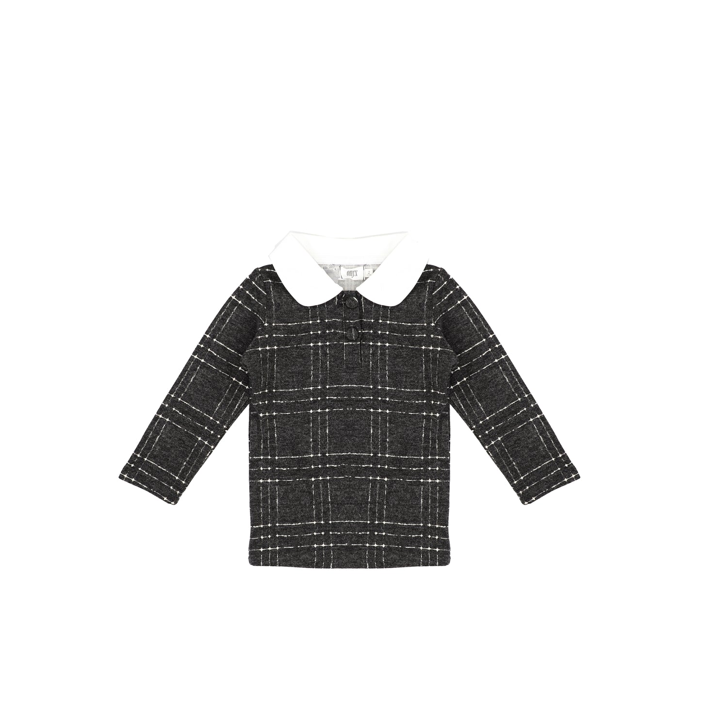 BRUSHED PLAID TOP