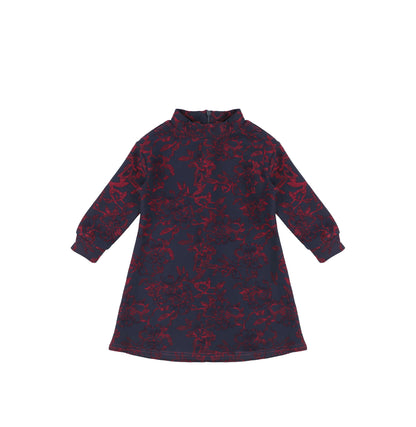 BURNOUT FLORAL DRESS