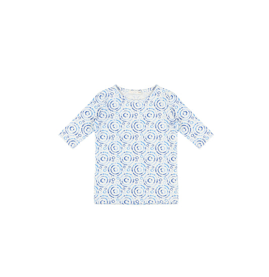3/4 SLEEVES BURST PRINTED TSHIRT