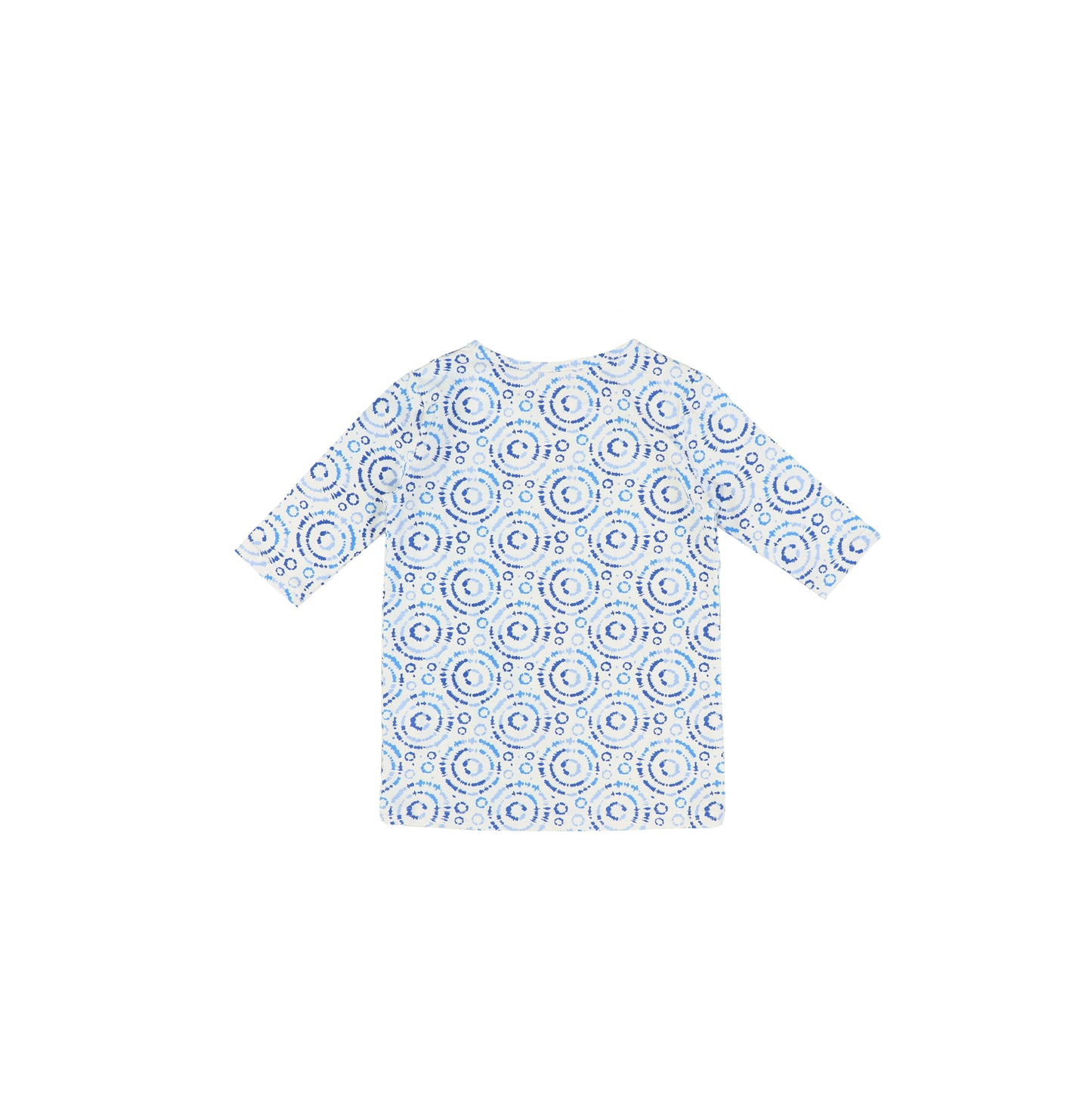 3/4 SLEEVES BURST PRINTED TSHIRT