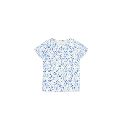 SHORT SLEEVES BURST PRINTED TSHIRT