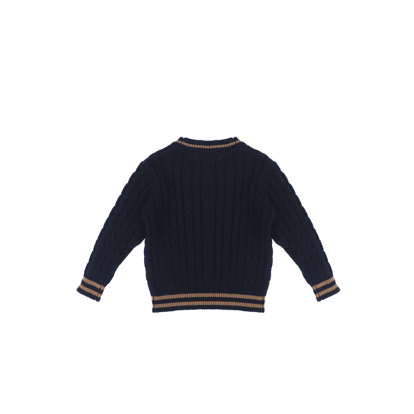 CABLE KNIT CREWNECK SWEATER