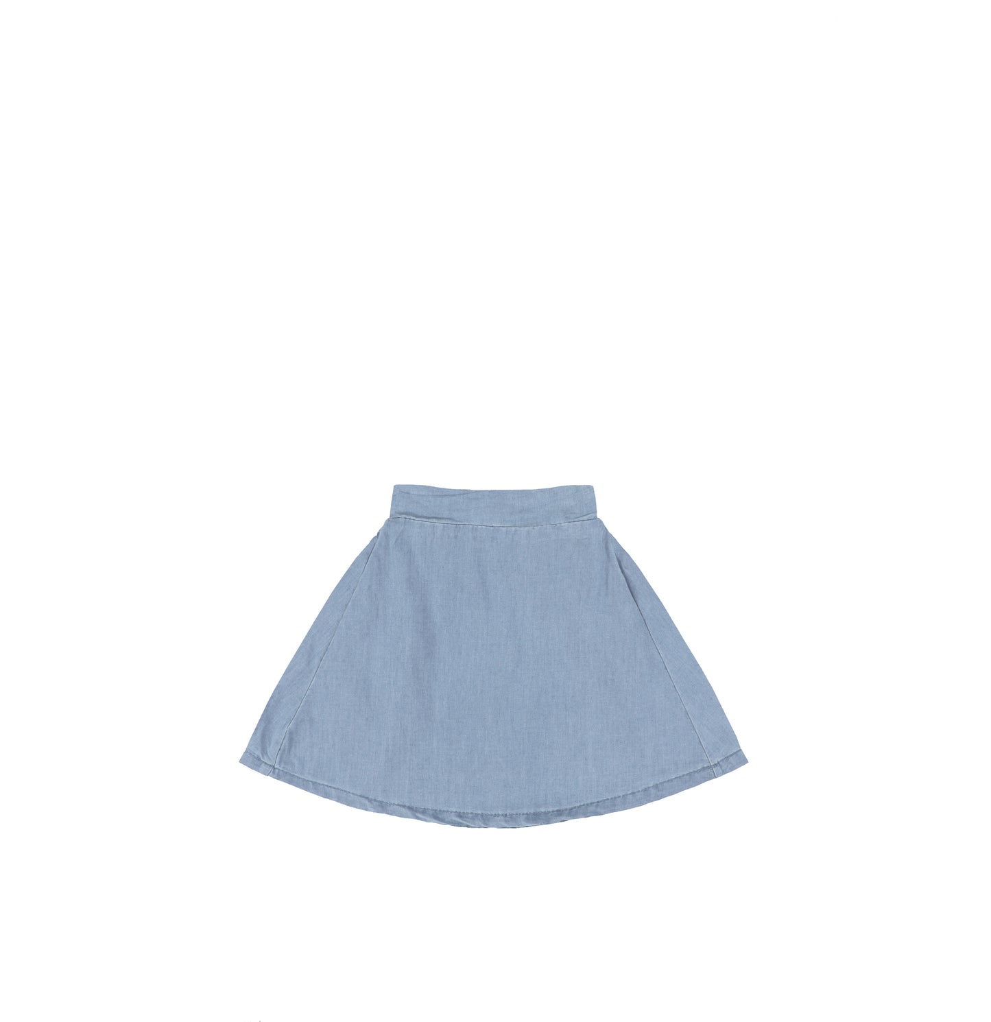 CHAMBRAY CIRCLE SKIRT