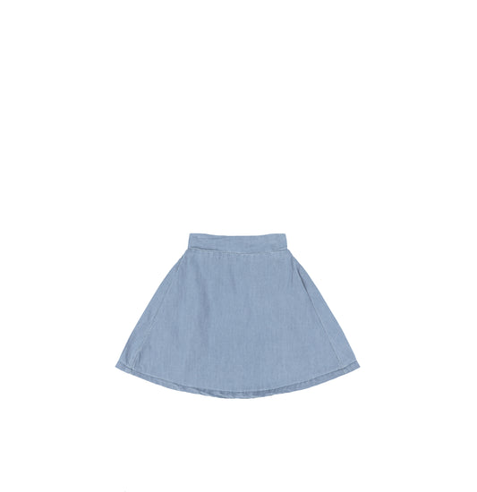 CHAMBRAY CIRCLE SKIRT