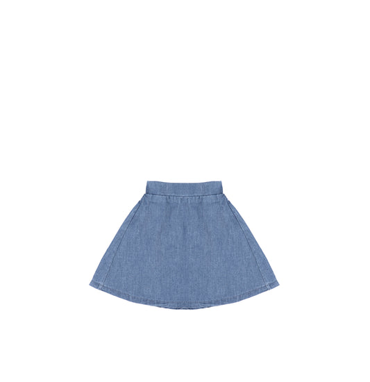 CHAMBRAY CIRCLE SKIRT