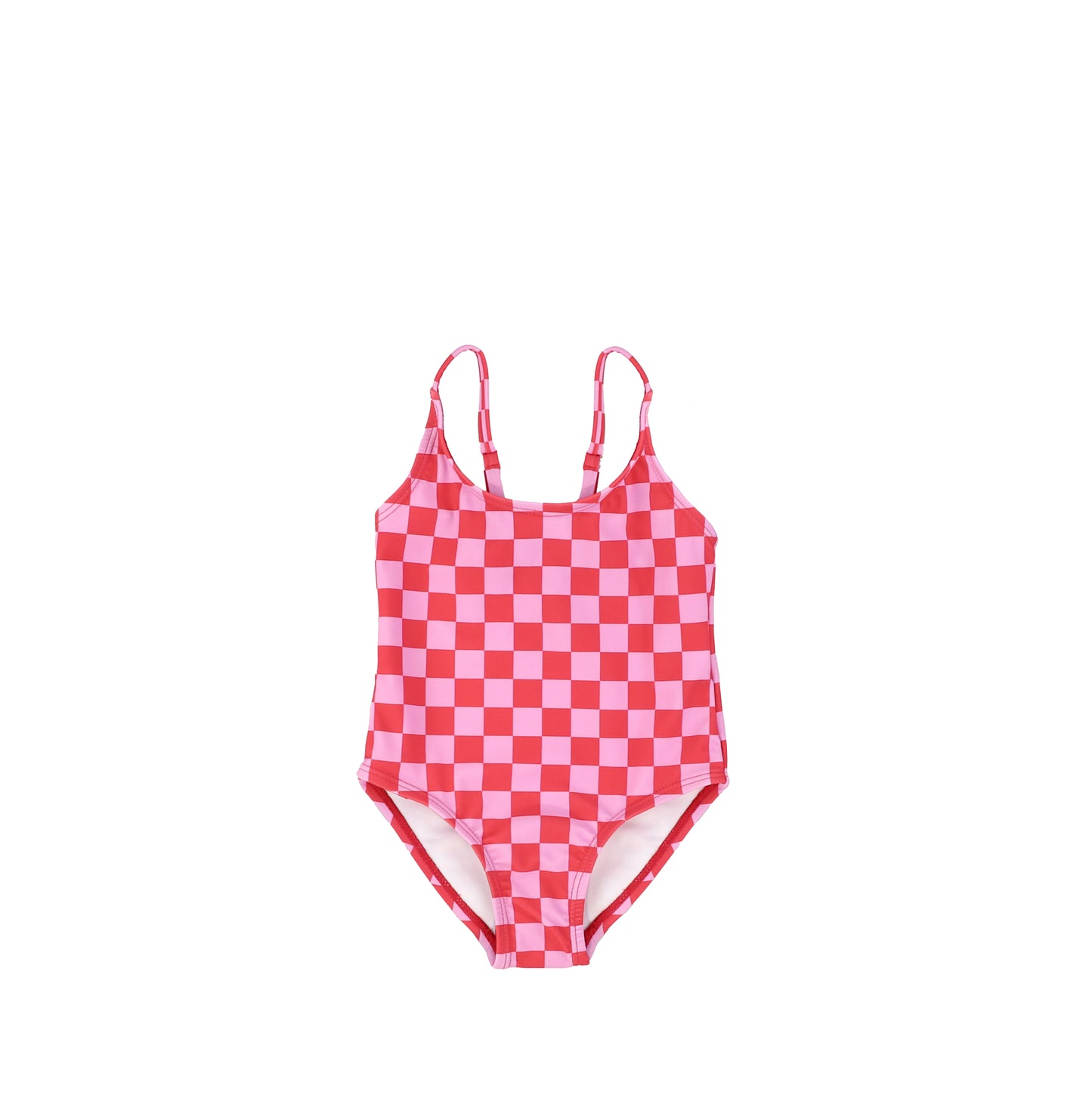 CHECKED BATHING SUIT