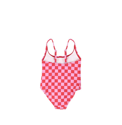 CHECKED BATHING SUIT