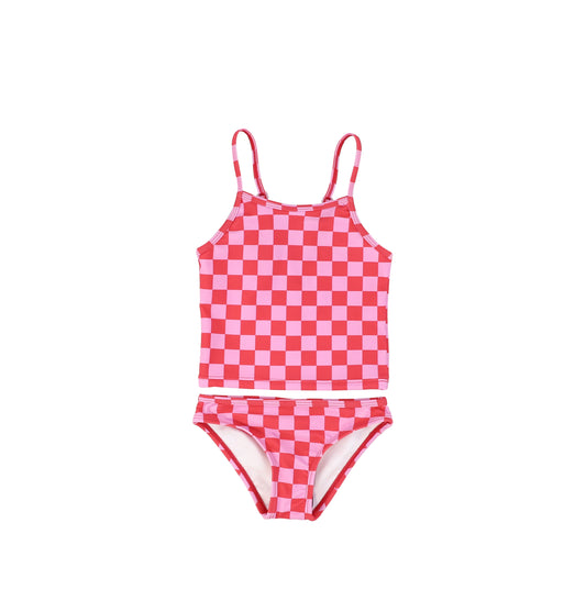 CHECKED TANKINI