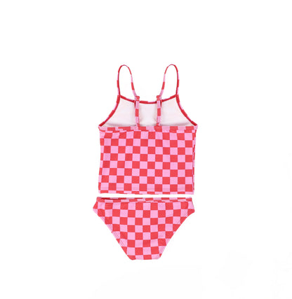 CHECKED TANKINI