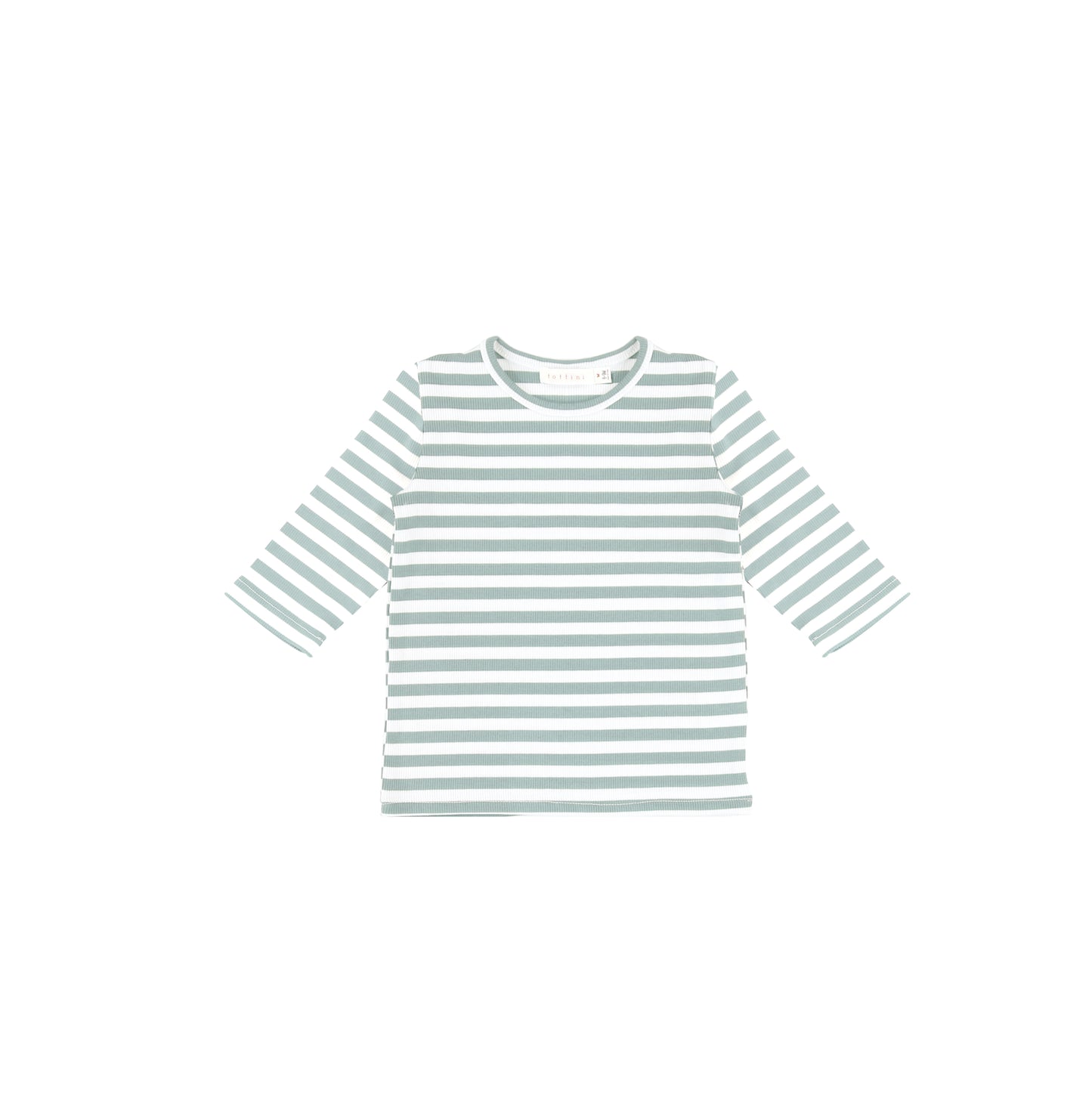 3/4 SLEEVES CLASSIC STRIPED TSHIRT