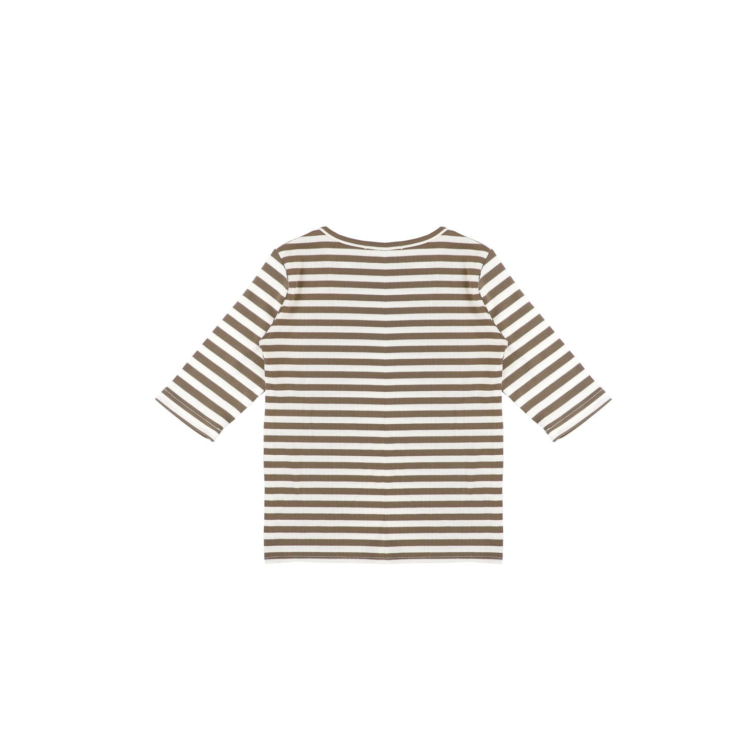 3/4 SLEEVES CLASSIC STRIPED TSHIRT