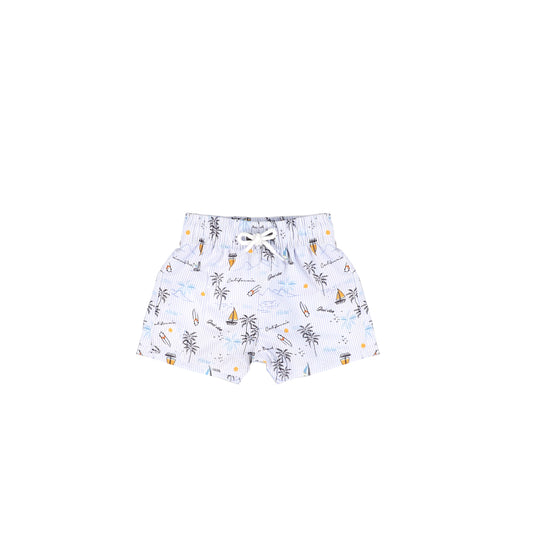 COASTAL STRIPED SWIM SHORTS