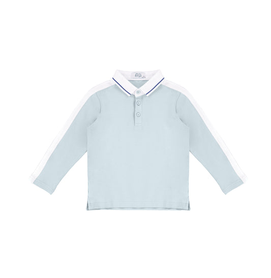 LONG SLEEVES COLLAR TRIM POLO