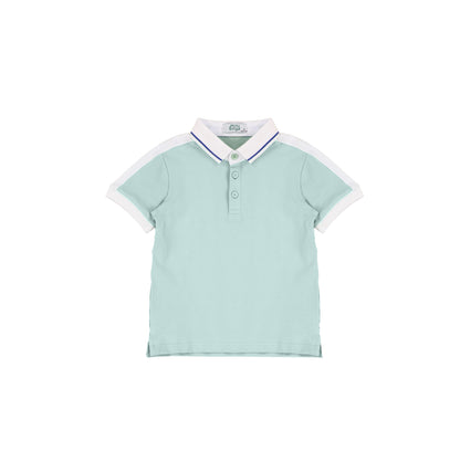 SHORT SLEEVES COLLAR TRIM POLO