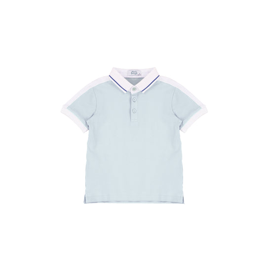 SHORT SLEEVES COLLAR TRIM POLO