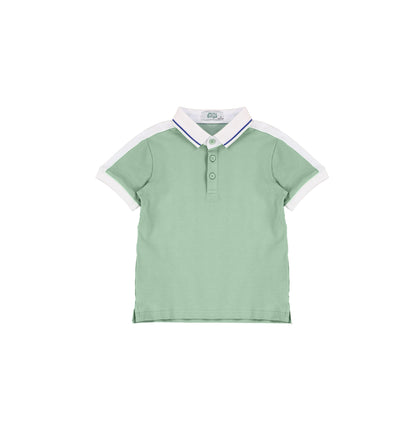 SHORT SLEEVES COLLAR TRIM POLO