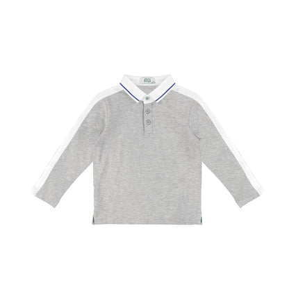 LONG SLEEVES COLLAR TRIM POLO