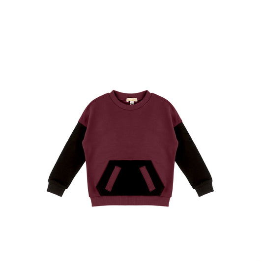 COLORBLOCK POCKET SWEATSHIRT