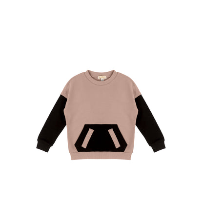 COLORBLOCK POCKET SWEATSHIRT