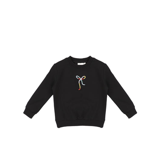 COLORFUL BOW SWEATSHIRT