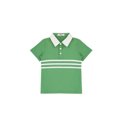 CONTRAST STRIPE POLO