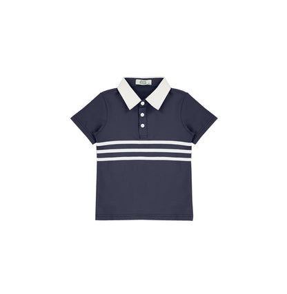 CONTRAST STRIPE POLO