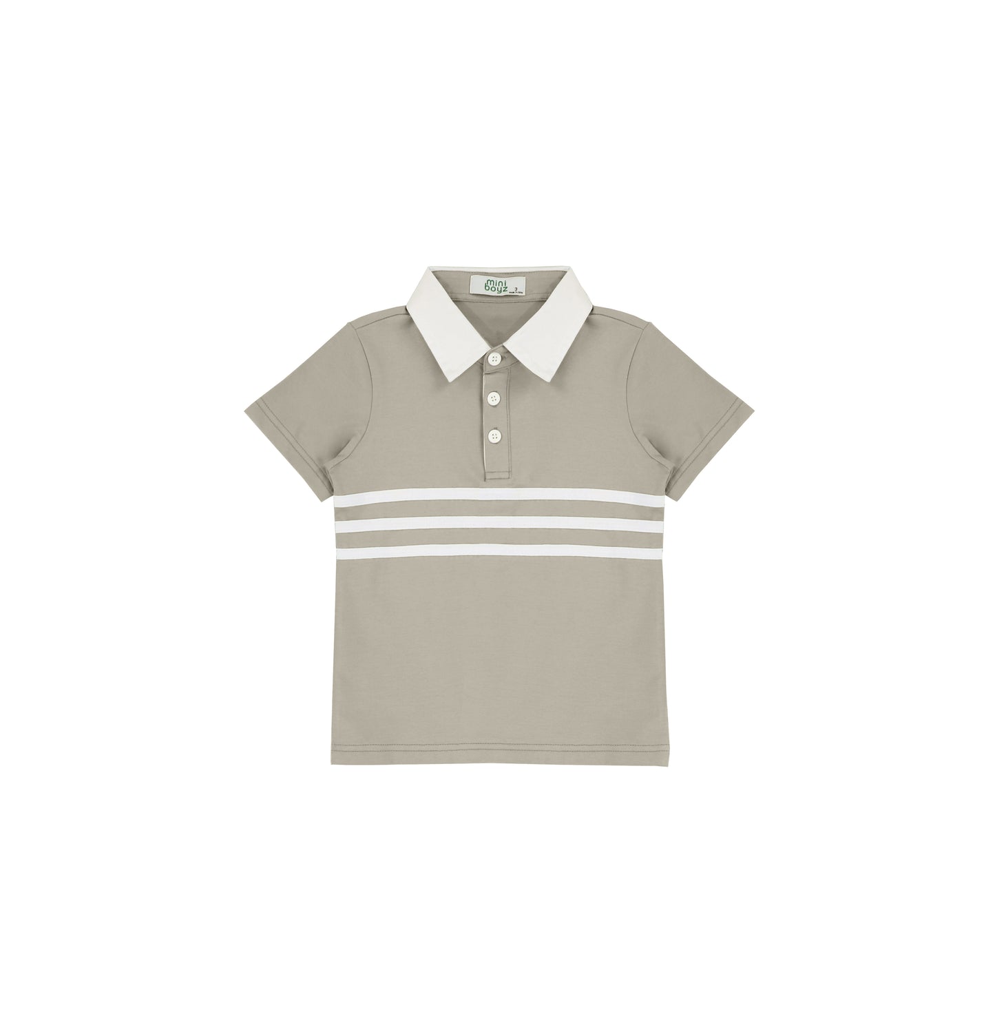 CONTRAST STRIPE POLO