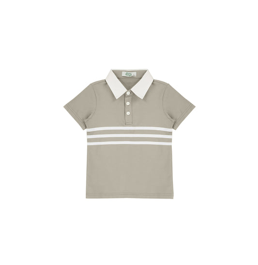 CONTRAST STRIPE POLO