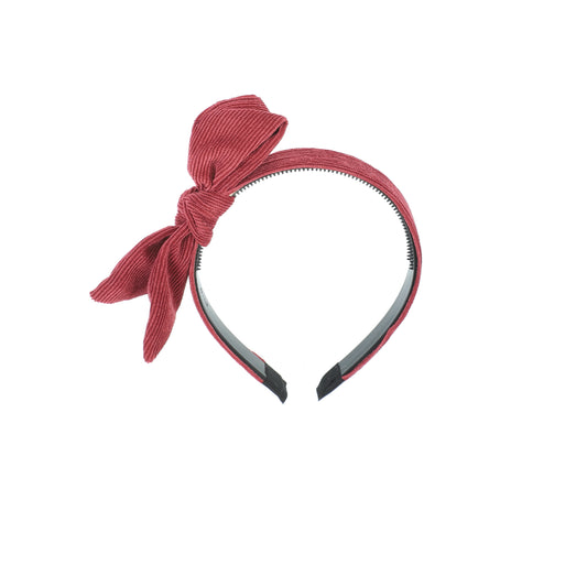 CORDUROY BOW HEADBAND