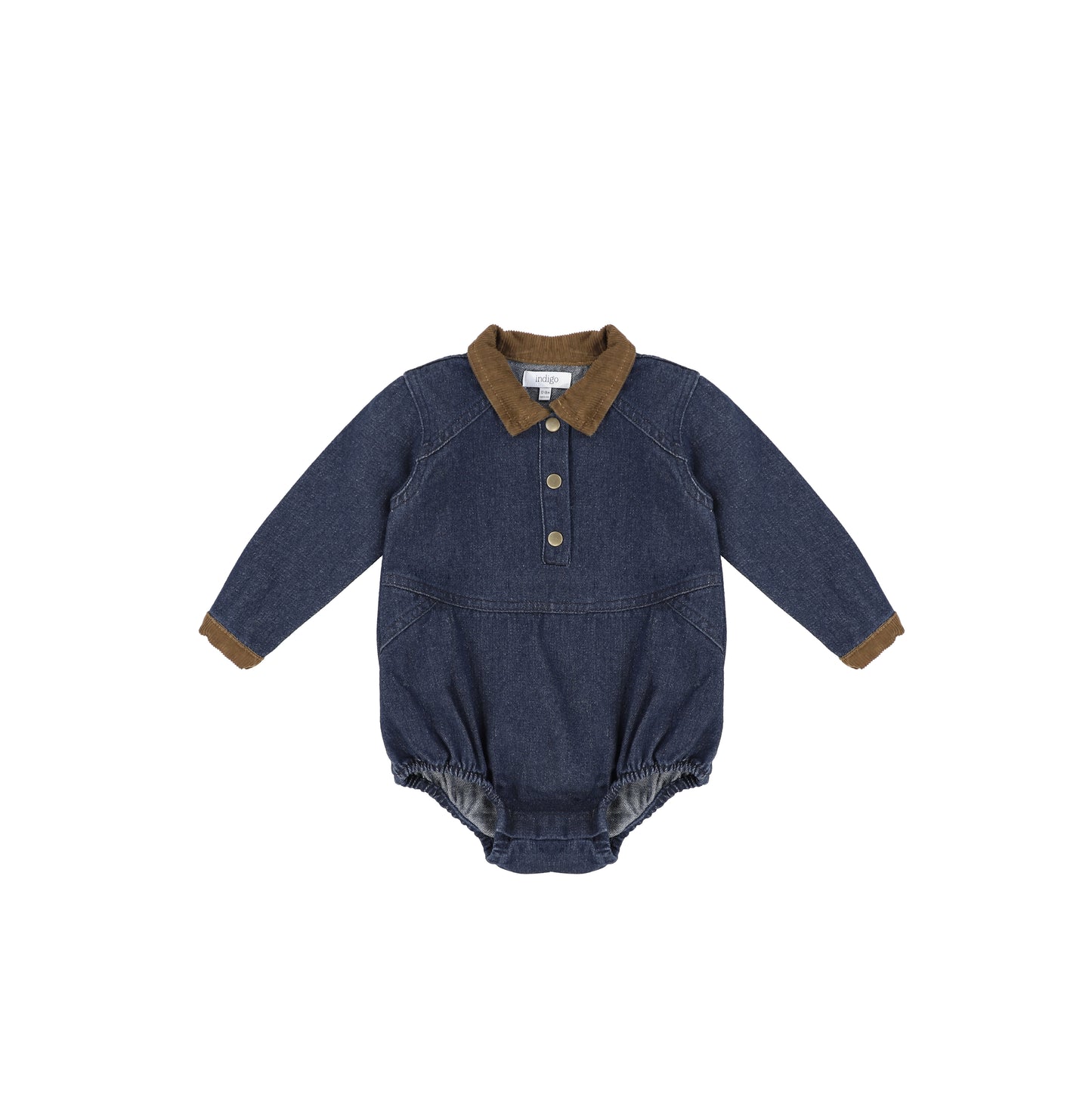 CORDUROY COLLAR ROMPER