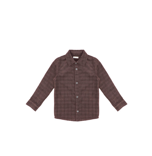 CORDUROY PLAID SHIRT
