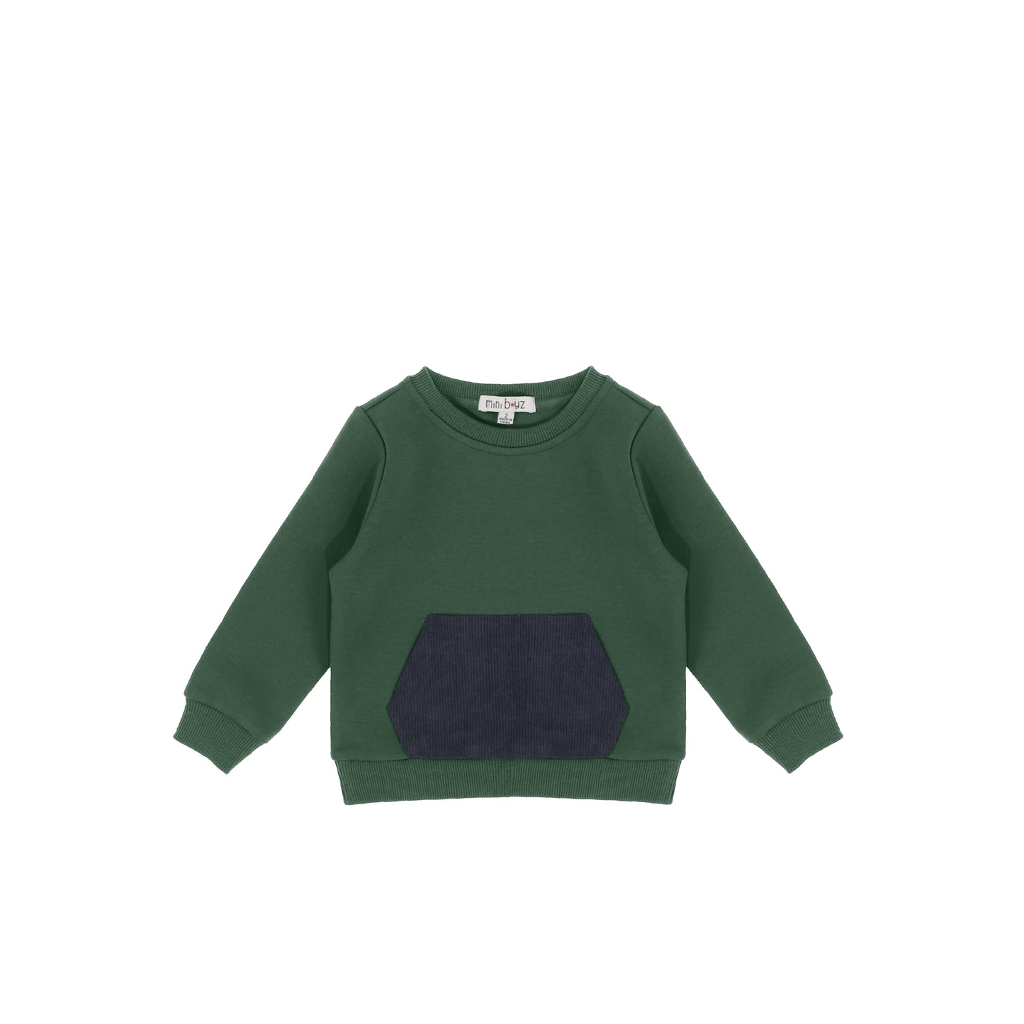 CORDUROY POCKET SWEATSHIRT