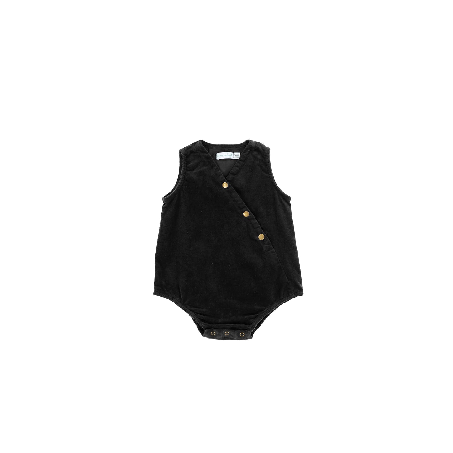 CORDUROY SNAP ROMPER