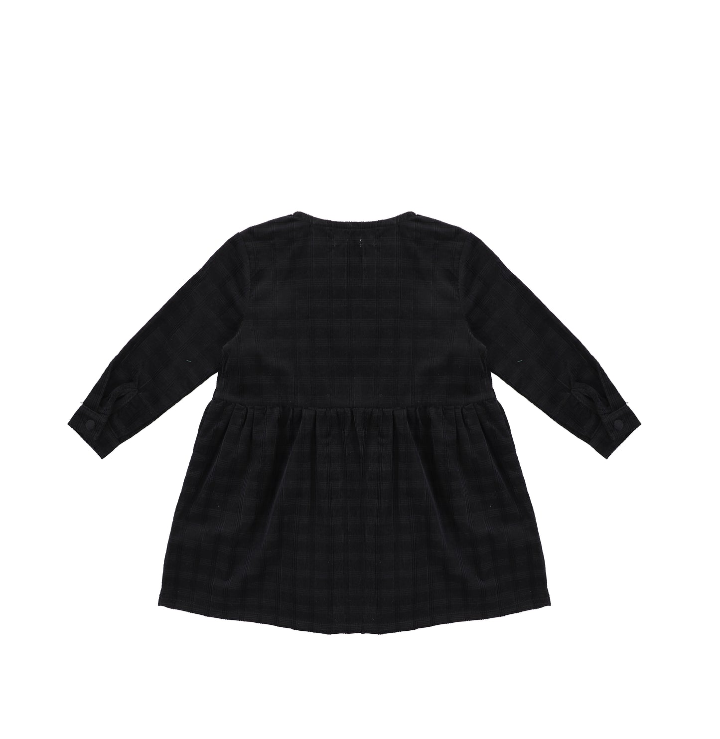 CORDUROY PLAID DRESS